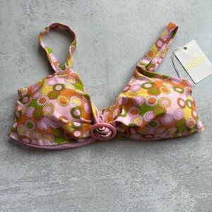 Show Me Your MuMu Floral Bikini Top 2X